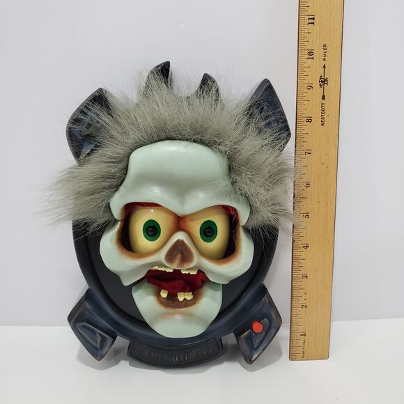 Vtg Gemmy Halloween Screamer Greeter Door Wall Hanging Animated Monster WORKS - Picture 8 of 11